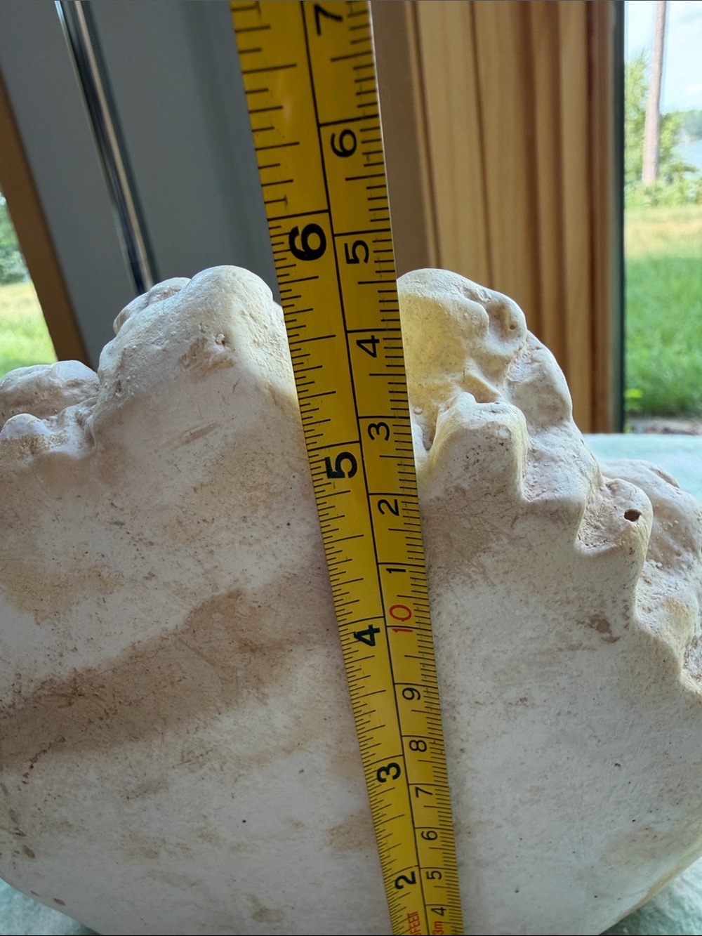 Vintage Solid plaster Cherub winged angel Wall hanging stand - Cream and Beige - Picture 9 of 10
